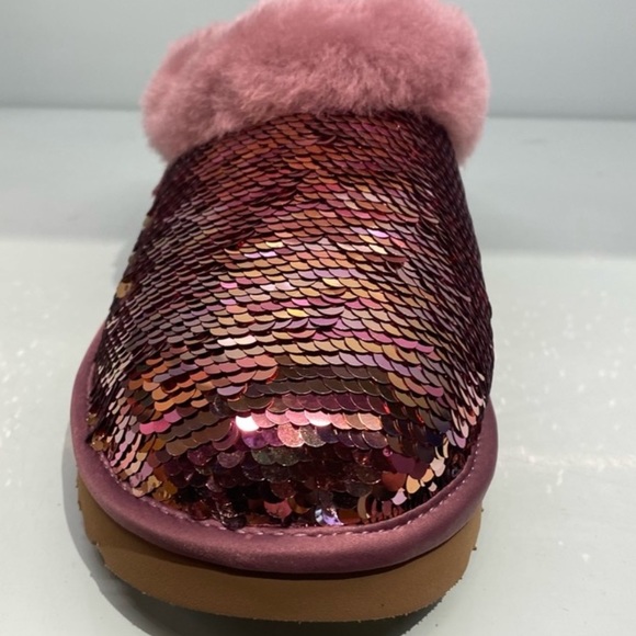 UGG | Cluggette Sequins PINK Slippers New In Box - Picture 4 of 15